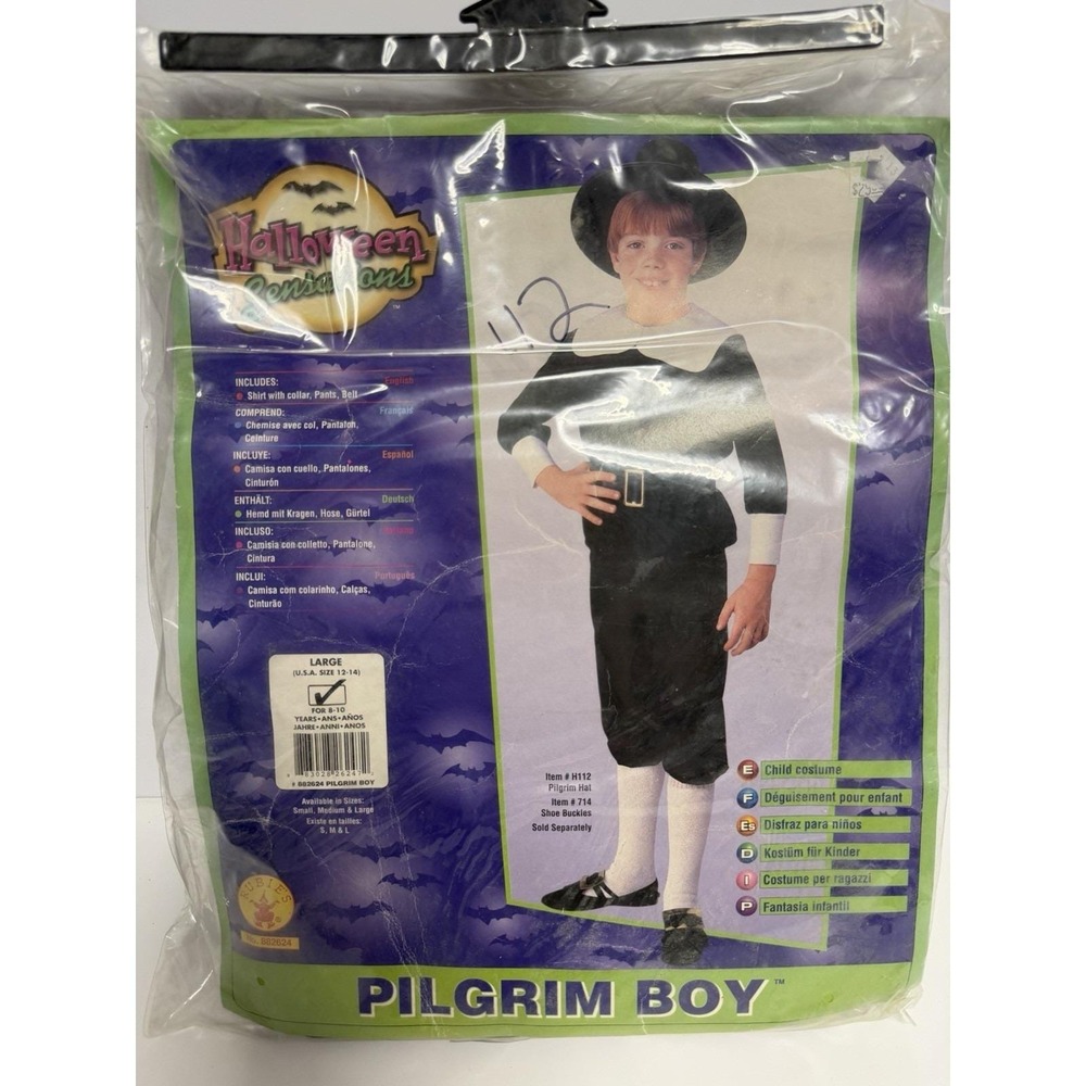 Rubie's Childs Pilgrim Boy Halloween Costume Boys Small 4/6
